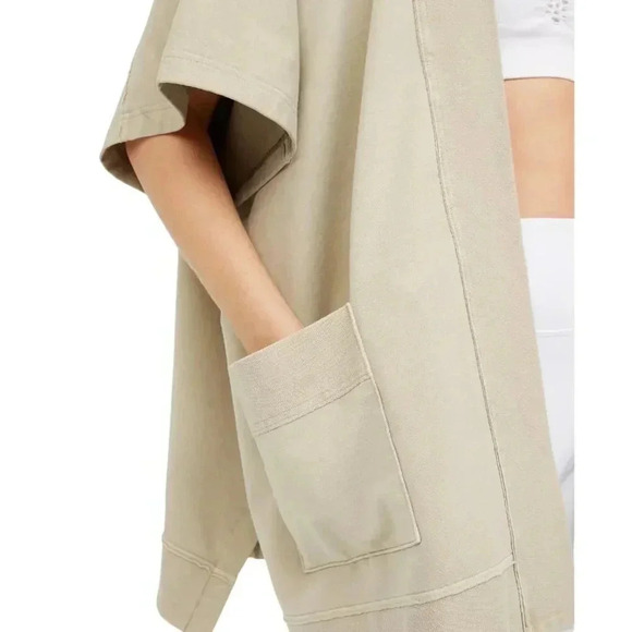 Aerie Offline Terry Cape Cardigan  Sweater Oversized Size L/XL - Picture 4 of 12